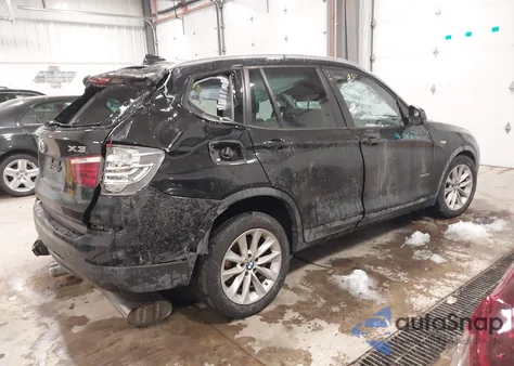 2017 BMW X3 xDrive28I from USA, damaged, VIN 5UXWX9C33H0T23808